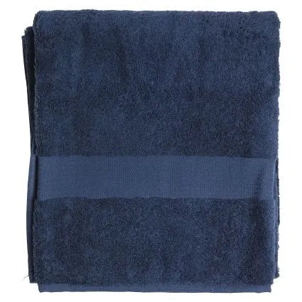 Towel, navy, 100 x 150 cm