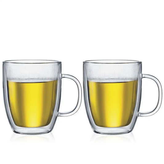 2 pcs jumbo mug, double wall, 0.45 l, 15 oz