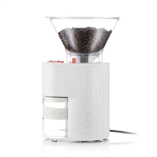 Electric Burr Coffee Grinder - White
