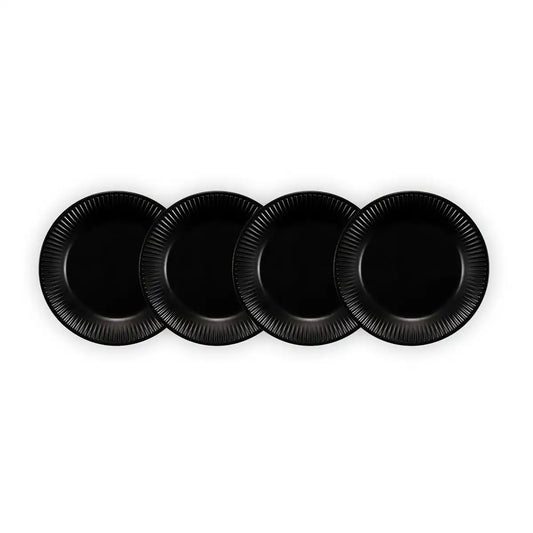 4 Pcs. Dessert plate, dia 18 cm, 7 inch, porcelain