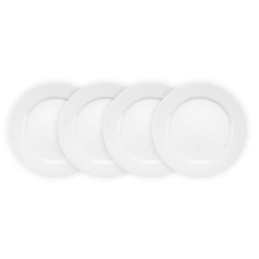 4 Pcs. Dinner plate, dia 28 cm, 11 inch, porcelain