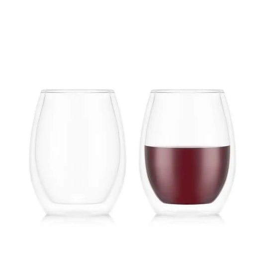 Double wall tumbler merlot