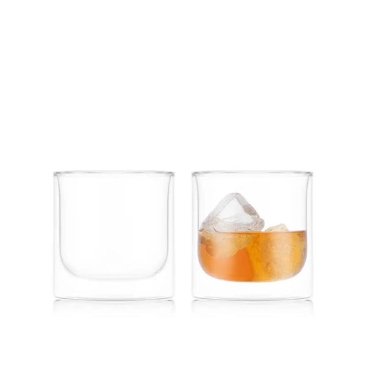 Double wall tumbler whiskey