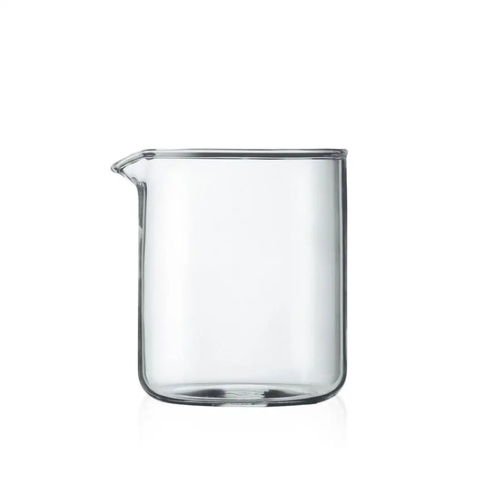 Spare glass, 4 cup, 0.5 l, 17 oz, dia 9.6 cm, H 12.5 cm