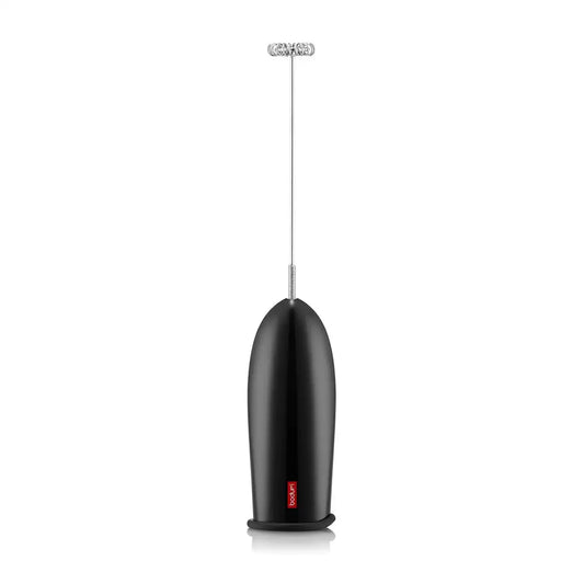 Milk frother, battery operated, without batteries