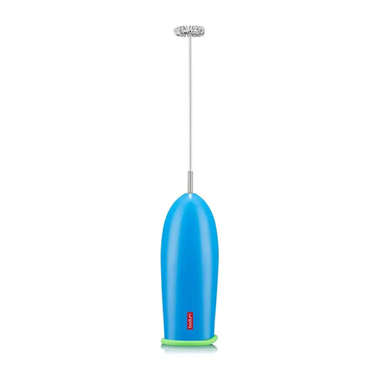 Milk frother, battery operated, without batteries