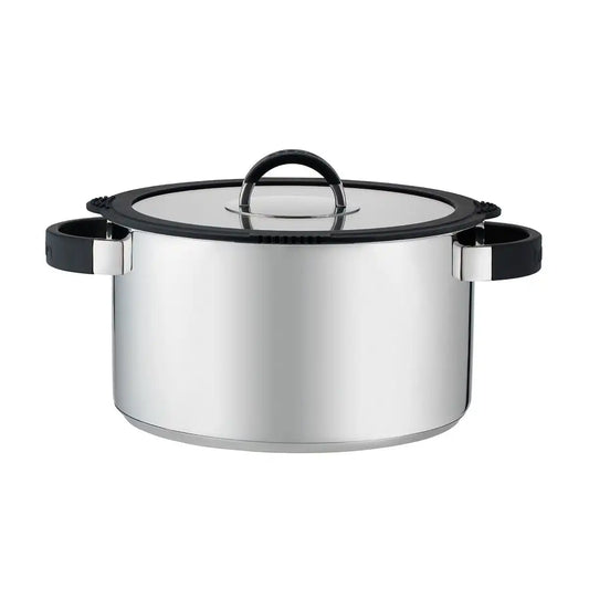 Pot with lid, 5.0 l, dia 24 cm